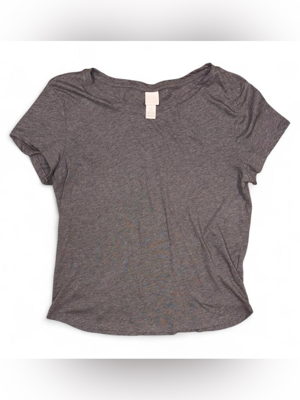 H&M Heather Charcoal Short Sleeve Tee